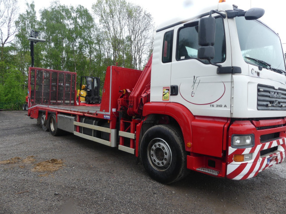 Camion porte engin avec grue MAN SH 26 FNLC (TG310A) (2001-598.228 km) (WMAH17ZZZ1M330134) - Φορτηγό ρυμούλκησης: φωτογραφία 3 Camion porte engin avec grue MAN SH 26 FNLC (TG310A) (2001-598.228 km) (WMAH17ZZZ1M330134) - Φορτηγό ρυμούλκησης: φωτογραφία 3