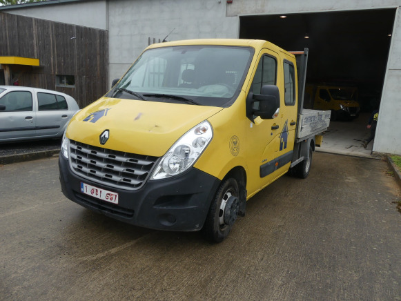 Camionnette plateau double cabine Renault Master DCI150 (2012-171.164 km-VIN:VF1MBH6F346533282) - Μικρό φορτηγό με καρότσα, Διπλοκάμπινο ελαφρύ επαγγελματικό: φωτογραφία 1 Camionnette plateau double cabine Renault Master DCI150 (2012-171.164 km-VIN:VF1MBH6F346533282) - Μικρό φορτηγό με καρότσα, Διπλοκάμπινο ελαφρύ επαγγελματικό: φωτογραφία 1