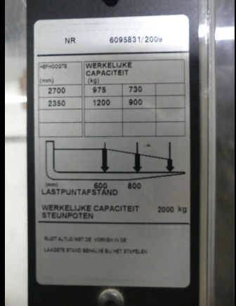 REF:2245.18.36 - Gerbeur électrique BT Staxio SWE120 L - Μηχάνημα στοίβαξης: φωτογραφία 5 REF:2245.18.36 - Gerbeur électrique BT Staxio SWE120 L - Μηχάνημα στοίβαξης: φωτογραφία 5