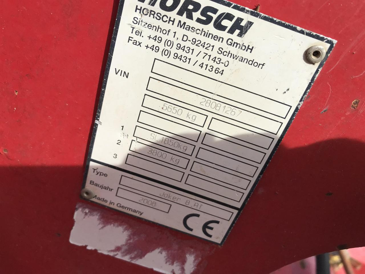 Horsch JOKER 8 RT - Δισκοσβάρνα: φωτογραφία 2 Horsch JOKER 8 RT - Δισκοσβάρνα: φωτογραφία 2