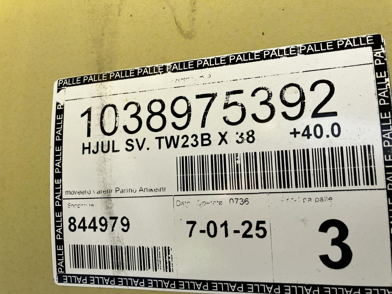 John Deere 23x38 - Ελαστικό για Γεωργικά μηχανήματα: φωτογραφία 4 John Deere 23x38 - Ελαστικό για Γεωργικά μηχανήματα: φωτογραφία 4