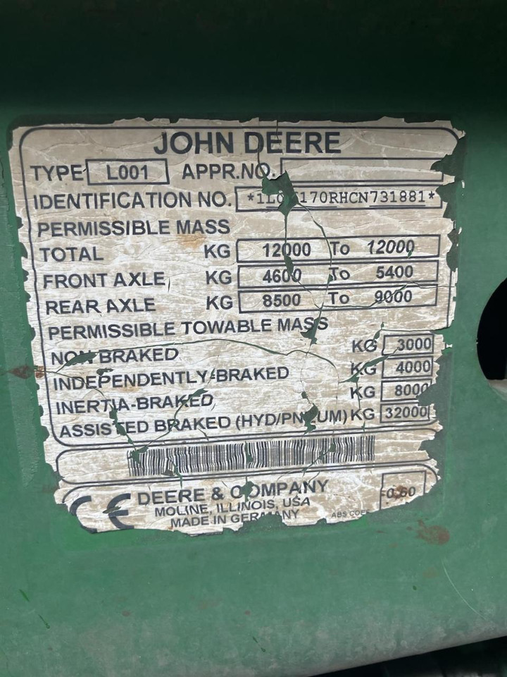 Τρακτέρ John Deere 6170R: φωτογραφία 9