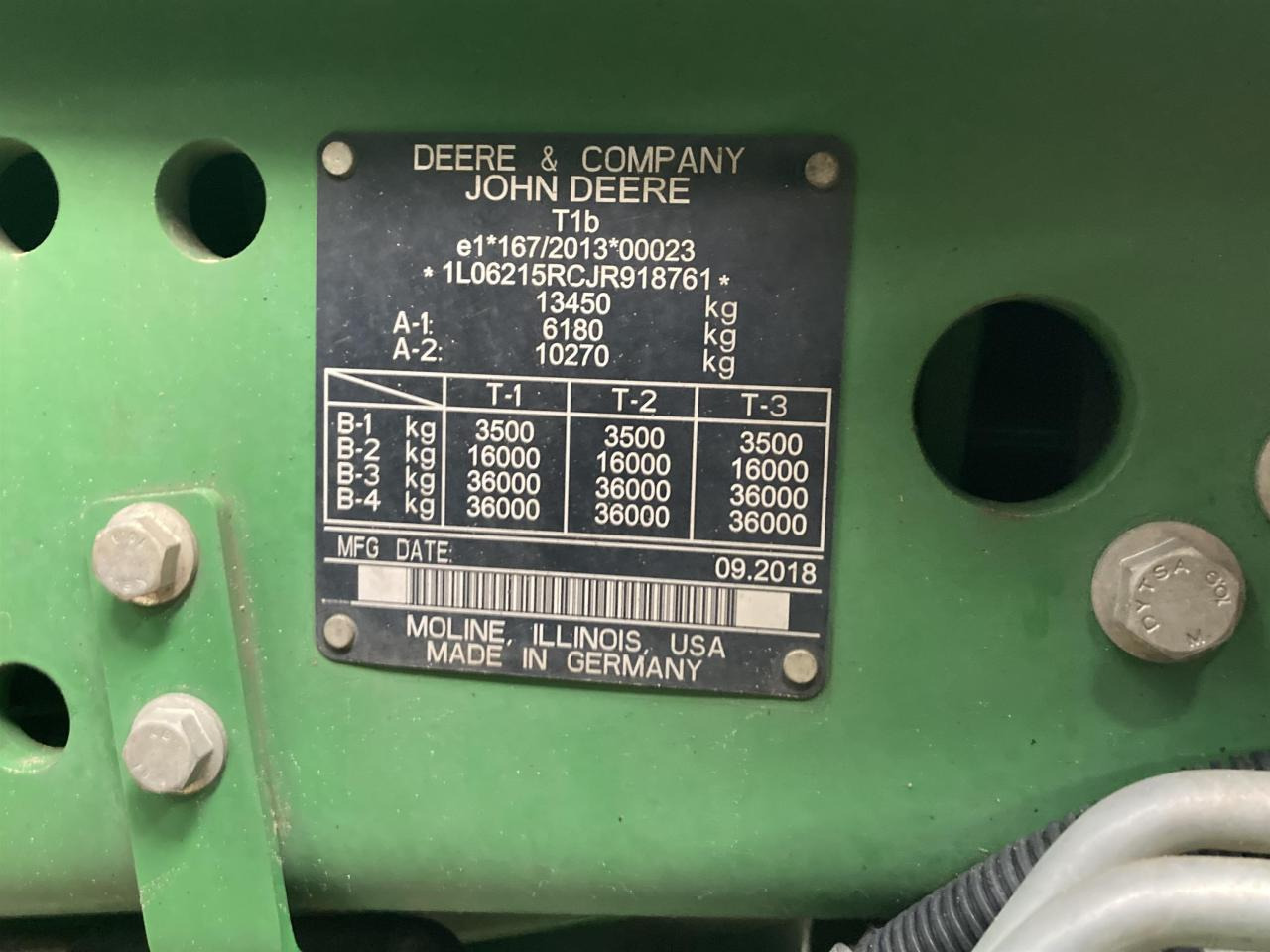 Leasing John Deere 6215R John Deere 6215R: φωτογραφία 12 Leasing John Deere 6215R John Deere 6215R: φωτογραφία 12