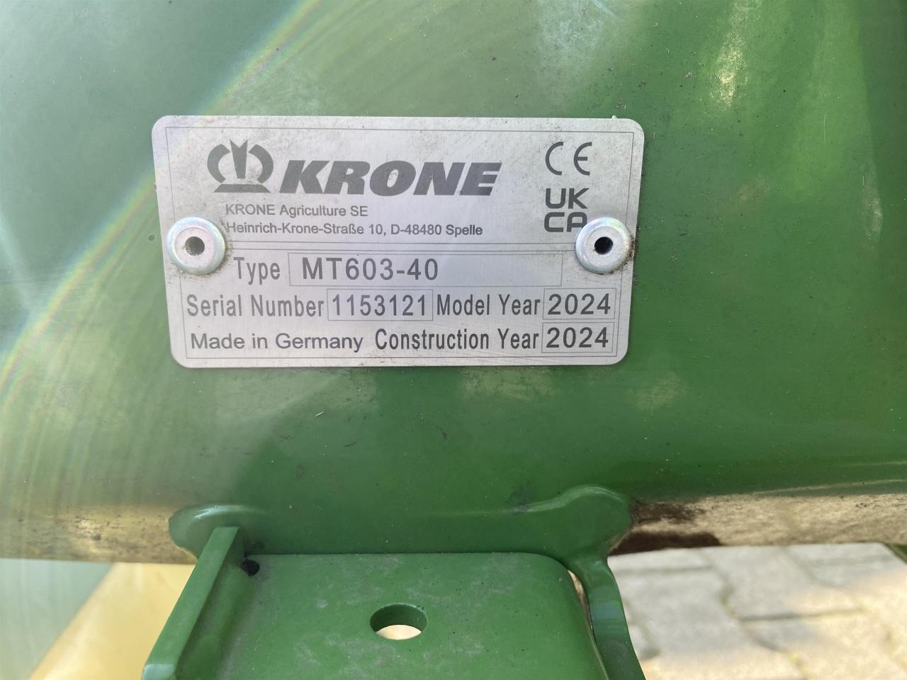 Krone EC B 1000 - Χορτοκοπτικό: φωτογραφία 3 Krone EC B 1000 - Χορτοκοπτικό: φωτογραφία 3