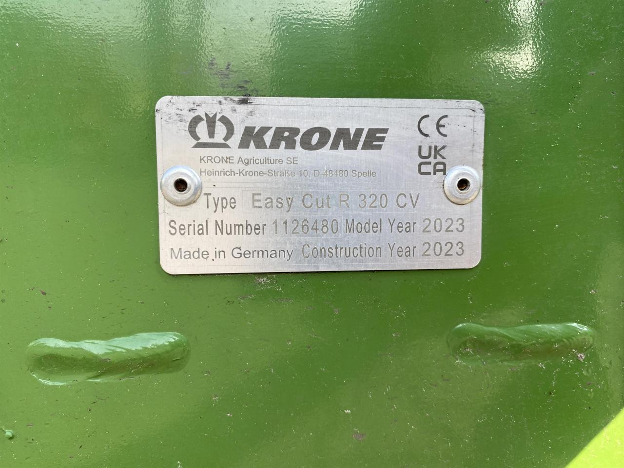 Krone EC R 320 CV - Χορτοκοπτικό: φωτογραφία 5 Krone EC R 320 CV - Χορτοκοπτικό: φωτογραφία 5