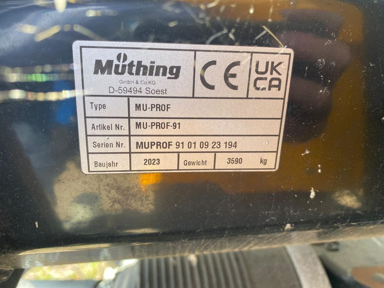 Καταστροφέας με σφυριά Müthing MU-PRO/F 860 Vario: φωτογραφία 12 Καταστροφέας με σφυριά Müthing MU-PRO/F 860 Vario: φωτογραφία 12