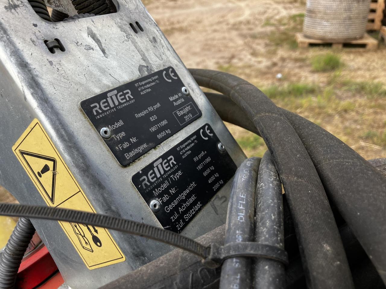 Χορτοσυλλέκτης Reiter Respiro R9 Profi 820: φωτογραφία 11