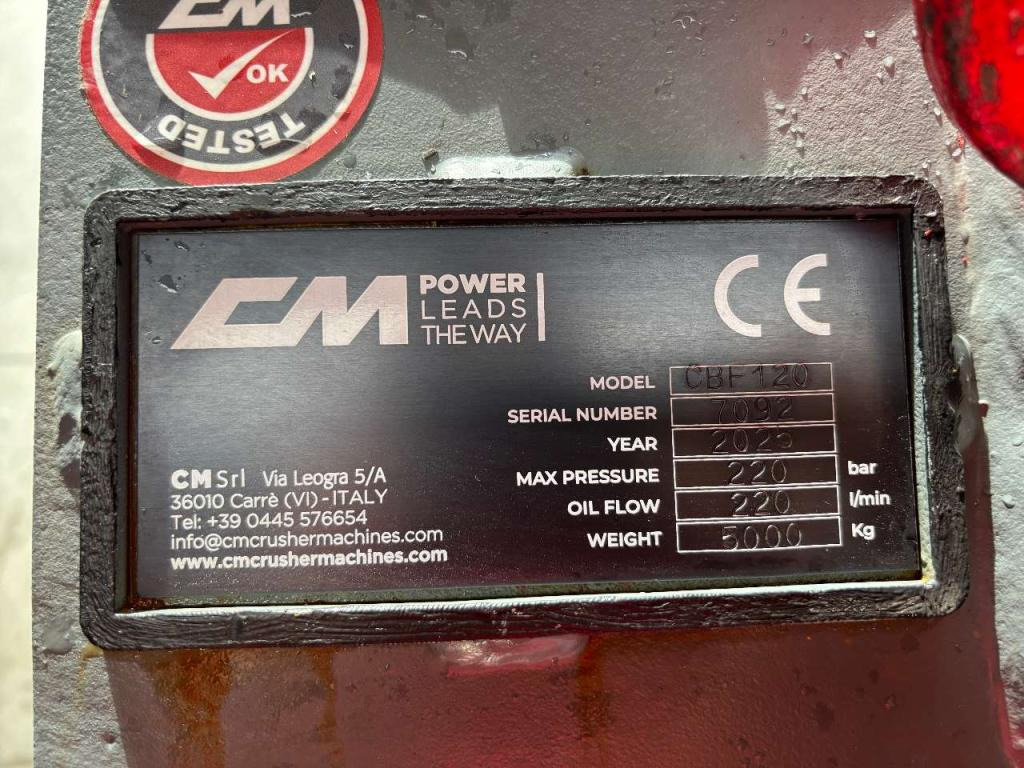 CM Crusher CBF 120 Crusher Bucket - USED - Κουβας για Κατασκευή μηχανήματα: φωτογραφία 3 CM Crusher CBF 120 Crusher Bucket - USED - Κουβας για Κατασκευή μηχανήματα: φωτογραφία 3