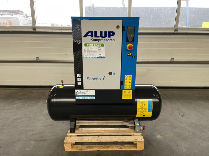 Alup Sonetto 7.5 + 200 Elektrische Schroefcompressor 5.5 kw 780 L / min 10 Bar - Αεροσυμπιεστής: φωτογραφία 1 Alup Sonetto 7.5 + 200 Elektrische Schroefcompressor 5.5 kw 780 L / min 10 Bar - Αεροσυμπιεστής: φωτογραφία 1