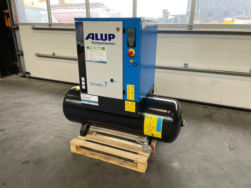 Alup Sonetto 7.5 + 200 Elektrische Schroefcompressor 5.5 kw 780 L / min 10 Bar - Αεροσυμπιεστής: φωτογραφία 4 Alup Sonetto 7.5 + 200 Elektrische Schroefcompressor 5.5 kw 780 L / min 10 Bar - Αεροσυμπιεστής: φωτογραφία 4