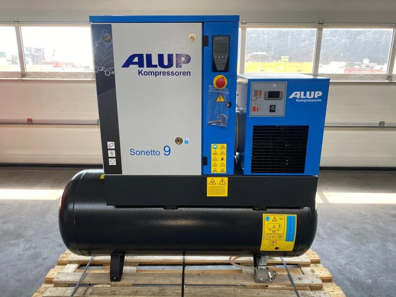 Alup Sonetto 9+ 270 Elektrische Schroefcompressor met ketel en droger 7.5 kW 980 L / min 10 Bar - Αεροσυμπιεστής: φωτογραφία 1 Alup Sonetto 9+ 270 Elektrische Schroefcompressor met ketel en droger 7.5 kW 980 L / min 10 Bar - Αεροσυμπιεστής: φωτογραφία 1