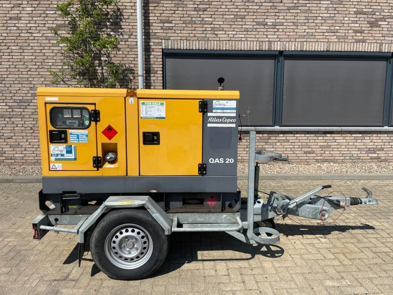 Atlas-Copco QAS 20 Kubota mobiele 20 kVA Silent Rental generatorrset Stage 3A - Βιομηχανική γεννήτρια: φωτογραφία 1 Atlas-Copco QAS 20 Kubota mobiele 20 kVA Silent Rental generatorrset Stage 3A - Βιομηχανική γεννήτρια: φωτογραφία 1