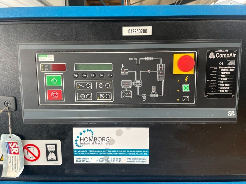 Compair Cyclon 345 SR, 58 kW Hz-geregeld, 7900 L/min. 13 Bar schroefcompressor - Αεροσυμπιεστής: φωτογραφία 4 Compair Cyclon 345 SR, 58 kW Hz-geregeld, 7900 L/min. 13 Bar schroefcompressor - Αεροσυμπιεστής: φωτογραφία 4