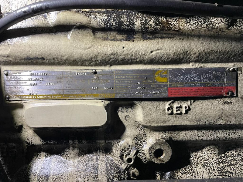 Βιομηχανική γεννήτρια Cummins VTA 28 G3 Siemens 650 kVA generatorset in 20 ft container: φωτογραφία 12 Βιομηχανική γεννήτρια Cummins VTA 28 G3 Siemens 650 kVA generatorset in 20 ft container: φωτογραφία 12