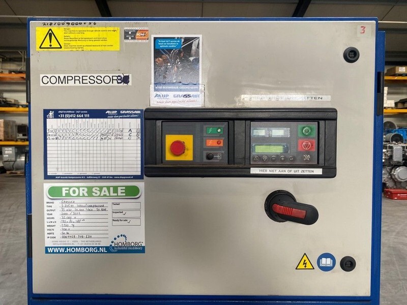 Grassair S218.10 Elektrische 75 kW 10.000 L / min Silent Schroefcompressor - Αεροσυμπιεστής: φωτογραφία 4 Grassair S218.10 Elektrische 75 kW 10.000 L / min Silent Schroefcompressor - Αεροσυμπιεστής: φωτογραφία 4