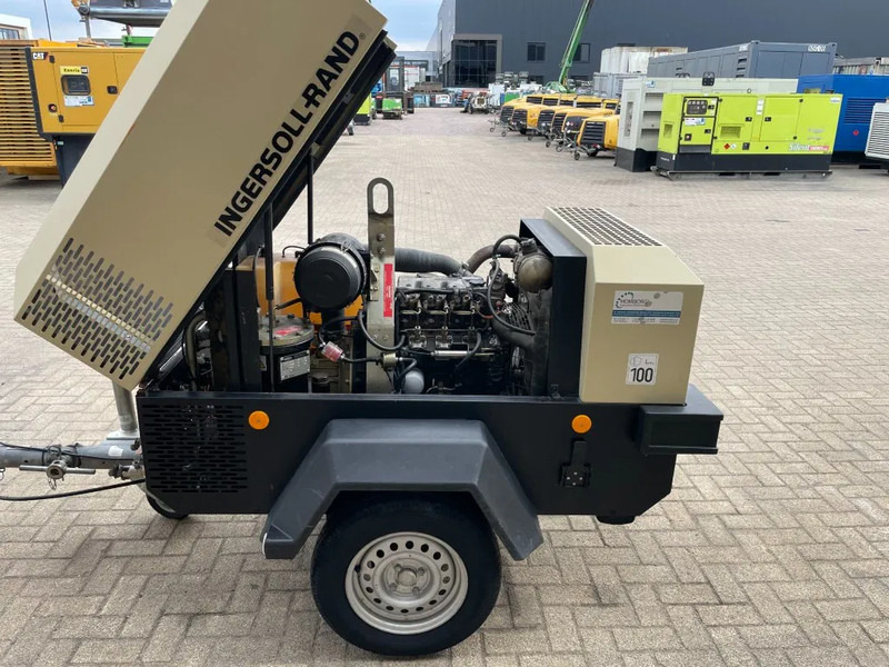 Αεροσυμπιεστής Ingersoll Rand 731 Isuzu diesel, 3,1 m3 - 7 Bar mobiele compressor LOW HOURS!: φωτογραφία 12