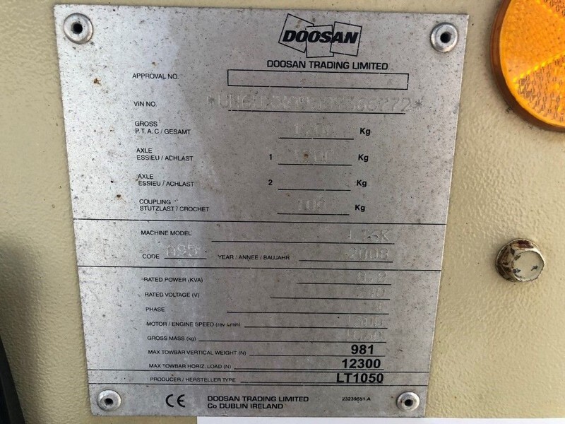 Ingersoll Rand Kubota LT6K 9 meter light tower generator - Πύργος φωτισμού: φωτογραφία 3 Ingersoll Rand Kubota LT6K 9 meter light tower generator - Πύργος φωτισμού: φωτογραφία 3
