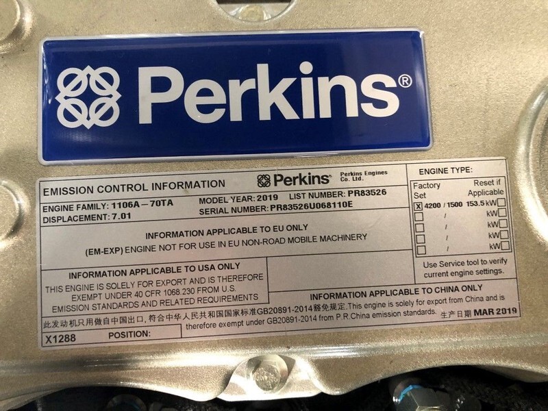 Perkins 165 kVA Supersilent generatorset - Βιομηχανική γεννήτρια: φωτογραφία 4 Perkins 165 kVA Supersilent generatorset - Βιομηχανική γεννήτρια: φωτογραφία 4