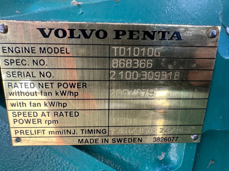 SDMO Volvo TD1010G Leroy Somer 200 kVA noodstroom generatorset as New ! 693 hours - Βιομηχανική γεννήτρια: φωτογραφία 3 SDMO Volvo TD1010G Leroy Somer 200 kVA noodstroom generatorset as New ! 693 hours - Βιομηχανική γεννήτρια: φωτογραφία 3