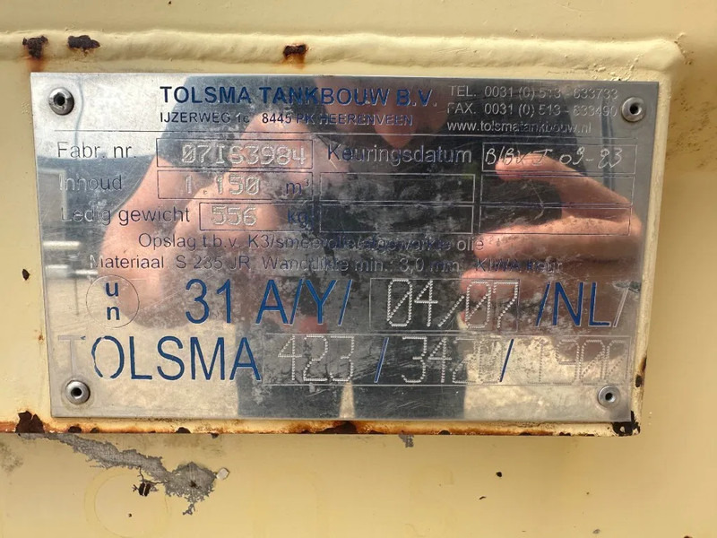 Tolsma Kiwa IBC 1150 liter Dieseltank Milieutank - Εμπορευματοκιβώτιο: φωτογραφία 4 Tolsma Kiwa IBC 1150 liter Dieseltank Milieutank - Εμπορευματοκιβώτιο: φωτογραφία 4