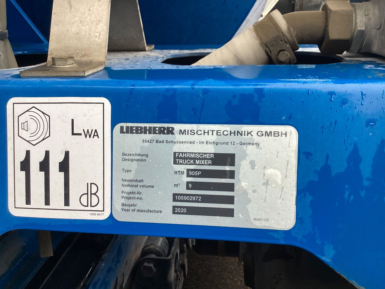 Μπετονιέρα φορτηγό MAN TGS 35.470 8x4 Liebherr HTM 905P 9m³ Intarder: φωτογραφία 14