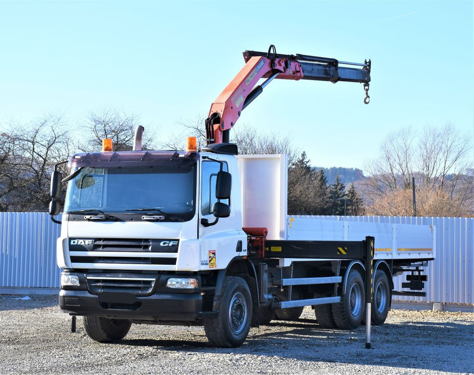 DAF CF 75.360 Pritsche 7,95 m + KRAN / FUNK * 6x4 DAF CF 75.360 Pritsche 7,95 m + KRAN / FUNK * 6x4 - Φορτηγό με γερανό, Φορτηγό με ανοιχτή καρότσα: φωτογραφία 2 DAF CF 75.360 Pritsche 7,95 m + KRAN / FUNK * 6x4 DAF CF 75.360 Pritsche 7,95 m + KRAN / FUNK * 6x4 - Φορτηγό με γερανό, Φορτηγό με ανοιχτή καρότσα: φωτογραφία 2