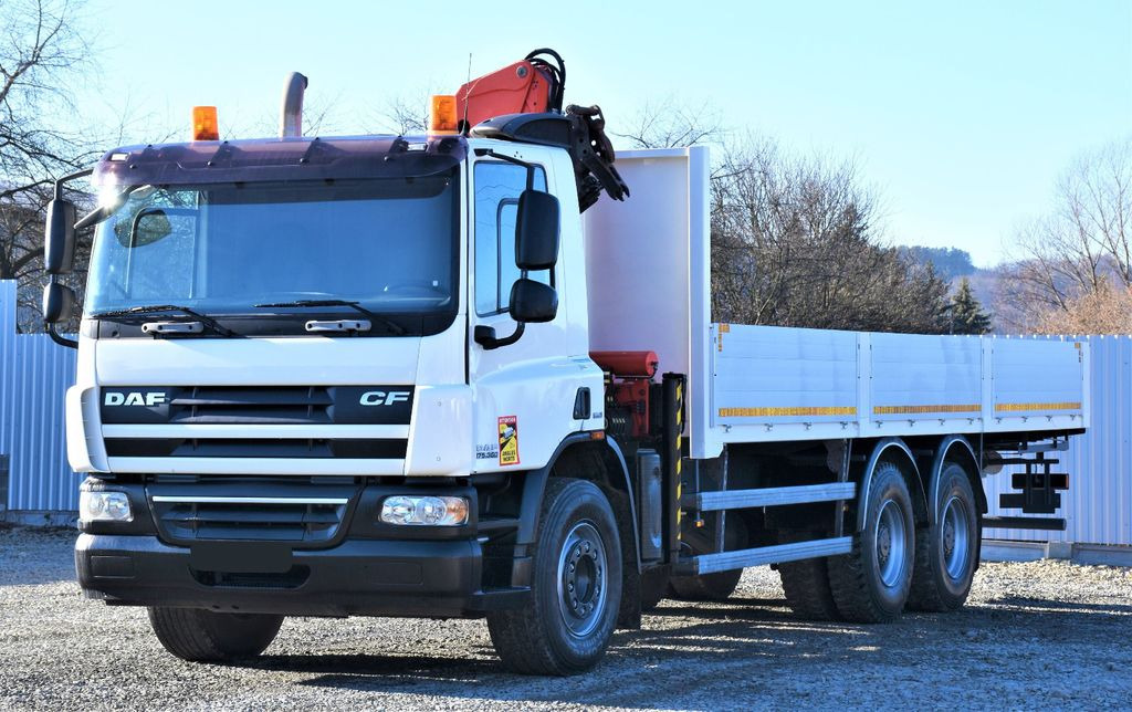 DAF CF 75.360 Pritsche 7,95 m + KRAN / FUNK * 6x4 DAF CF 75.360 Pritsche 7,95 m + KRAN / FUNK * 6x4 - Φορτηγό με γερανό, Φορτηγό με ανοιχτή καρότσα: φωτογραφία 4 DAF CF 75.360 Pritsche 7,95 m + KRAN / FUNK * 6x4 DAF CF 75.360 Pritsche 7,95 m + KRAN / FUNK * 6x4 - Φορτηγό με γερανό, Φορτηγό με ανοιχτή καρότσα: φωτογραφία 4