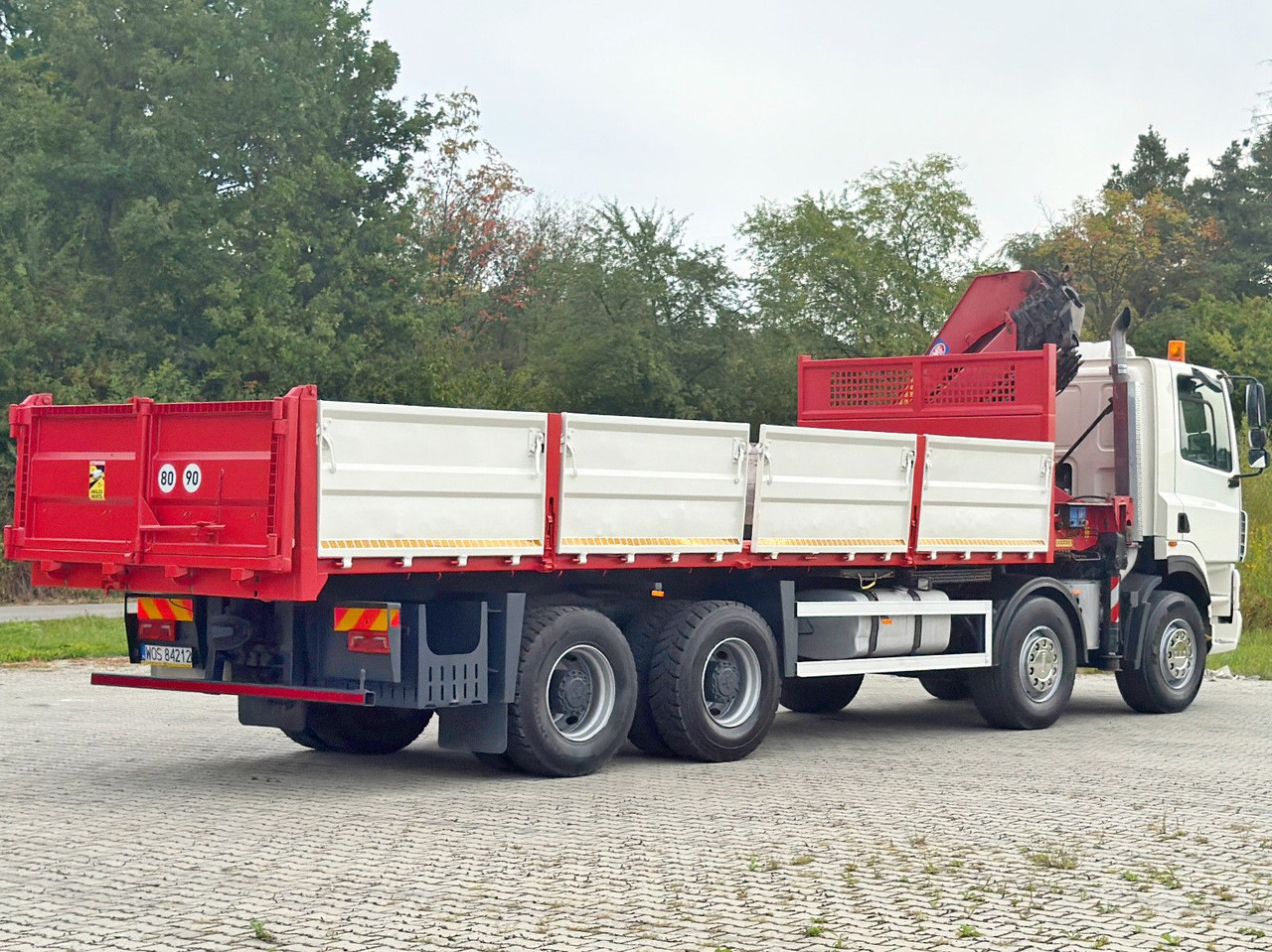 Φορτηγό με γερανό DAF CF 85.380 * HMF 2823 K6 (B3) + FUNK * 8x4 * TOP: φωτογραφία 7