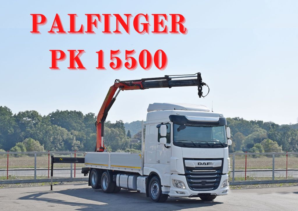 DAF XF 530 Pritsche 6,30 m + PK 15500 * TOPZUSTAND DAF XF 530 Pritsche 6,30 m + PK 15500 * TOPZUSTAND - Φορτηγό με γερανό: φωτογραφία 1 DAF XF 530 Pritsche 6,30 m + PK 15500 * TOPZUSTAND DAF XF 530 Pritsche 6,30 m + PK 15500 * TOPZUSTAND - Φορτηγό με γερανό: φωτογραφία 1