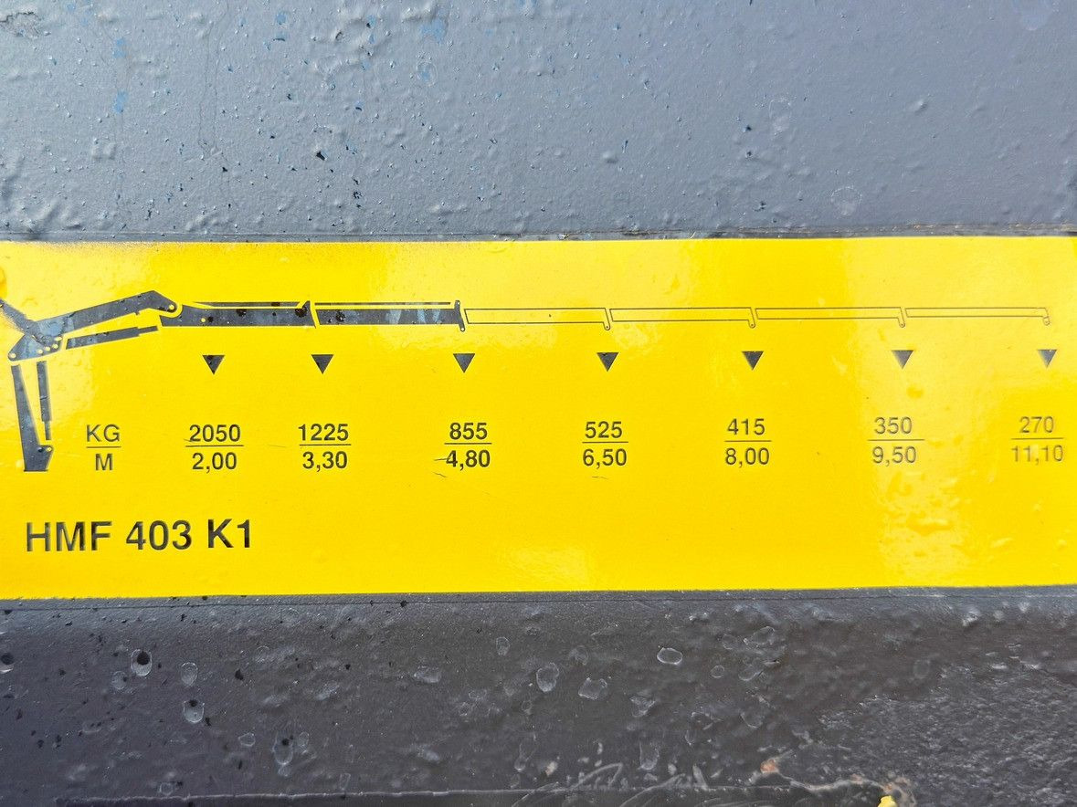 Όχημα με ανατρεπομενη καροτσα Iveco EUROCARGO 120E18 * HMF 403 K1 * TOPZUSTAND: φωτογραφία 8 Όχημα με ανατρεπομενη καροτσα Iveco EUROCARGO 120E18 * HMF 403 K1 * TOPZUSTAND: φωτογραφία 8