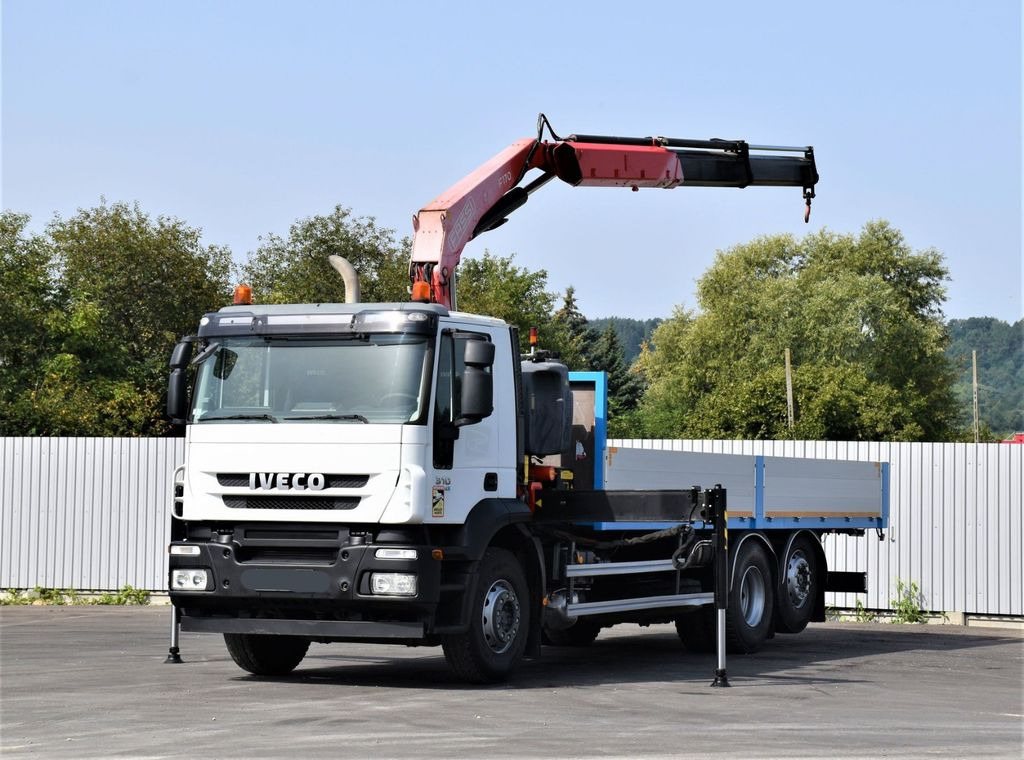 Iveco Stralis 310 PRITSCHE 7,05m +KRAN +FUNK - Φορτηγό με γερανό: φωτογραφία 2 Iveco Stralis 310 PRITSCHE 7,05m +KRAN +FUNK - Φορτηγό με γερανό: φωτογραφία 2