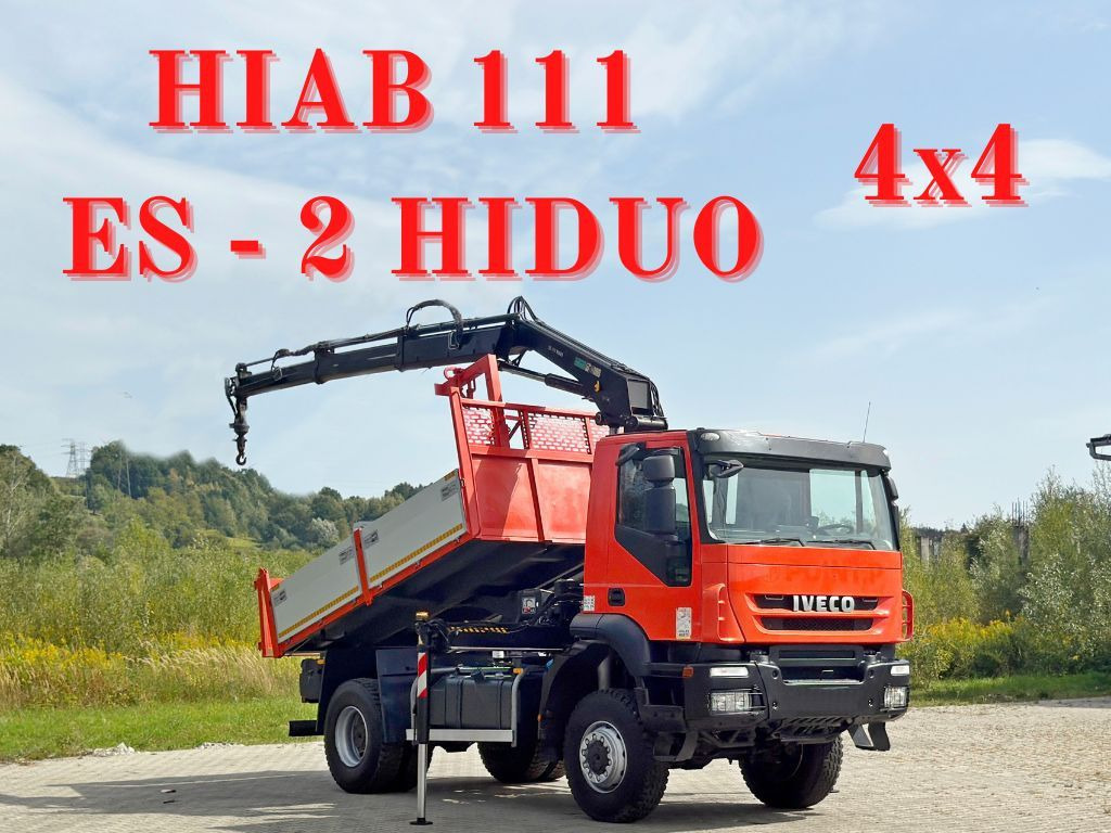 Iveco TRAKKER 190T36 * HIAB 111 ES-2 HIDUO * 4x4 * TOP - Φορτηγό με γερανό: φωτογραφία 1 Iveco TRAKKER 190T36 * HIAB 111 ES-2 HIDUO * 4x4 * TOP - Φορτηγό με γερανό: φωτογραφία 1