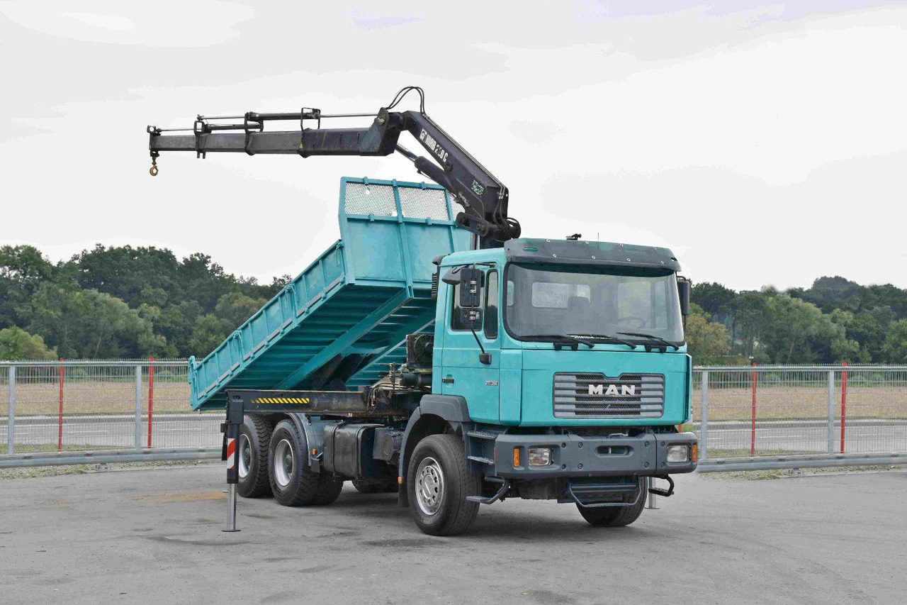 MAN 27-314 * HIAB 220 C - 3 + FUNK * 6x4 - Φορτηγό ανατρεπόμενο, Φορτηγό με γερανό: φωτογραφία 2 MAN 27-314 * HIAB 220 C - 3 + FUNK * 6x4 - Φορτηγό ανατρεπόμενο, Φορτηγό με γερανό: φωτογραφία 2