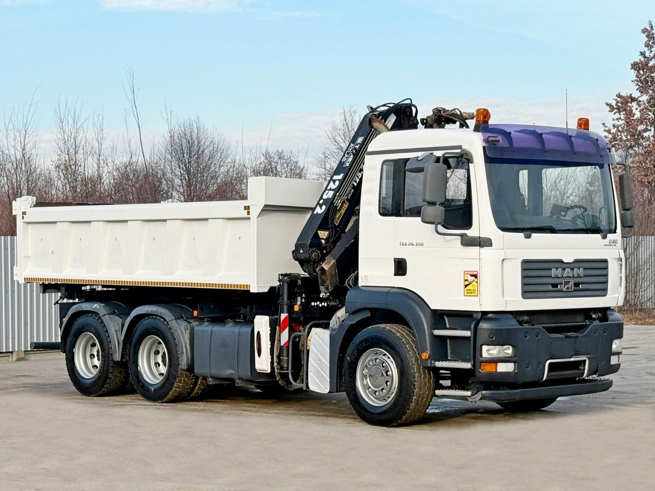 MAN TGA 26.350 * KIPPER 4,90m + TEREX ATLAS * 6x4 * - Φορτηγό ανατρεπόμενο, Φορτηγό με γερανό: φωτογραφία 3 MAN TGA 26.350 * KIPPER 4,90m + TEREX ATLAS * 6x4 * - Φορτηγό ανατρεπόμενο, Φορτηγό με γερανό: φωτογραφία 3