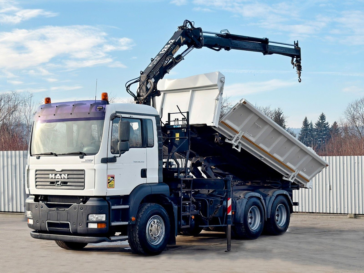 MAN TGA 26.350 * KIPPER 4,90m + TEREX ATLAS * 6x4 * - Φορτηγό ανατρεπόμενο, Φορτηγό με γερανό: φωτογραφία 5 MAN TGA 26.350 * KIPPER 4,90m + TEREX ATLAS * 6x4 * - Φορτηγό ανατρεπόμενο, Φορτηγό με γερανό: φωτογραφία 5