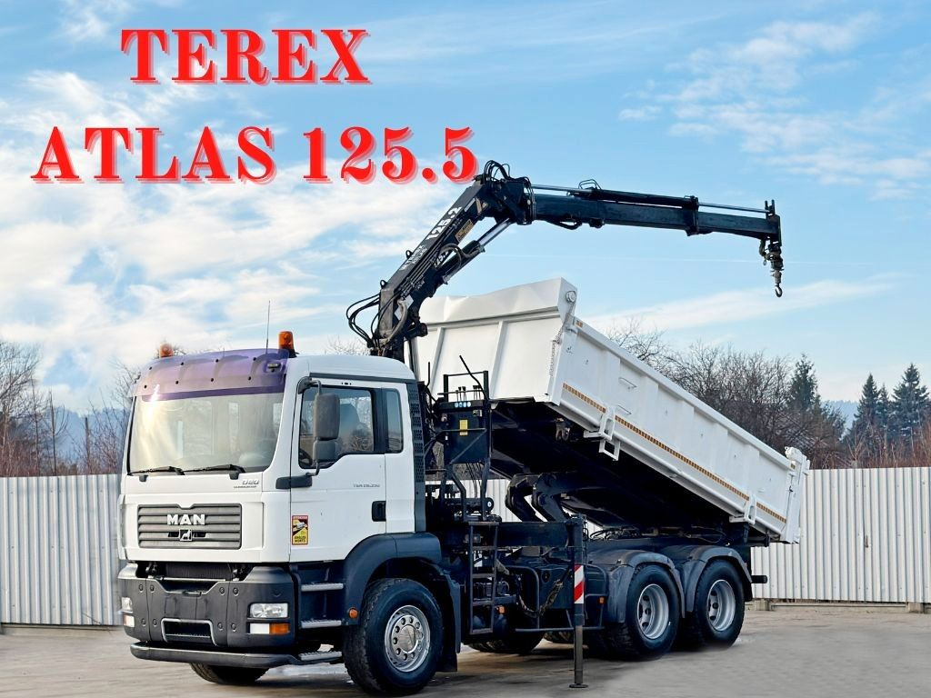 MAN TGA 26.350 * KIPPER 4,90m + TEREX ATLAS * 6x4 * - Φορτηγό με γερανό: φωτογραφία 1 MAN TGA 26.350 * KIPPER 4,90m + TEREX ATLAS * 6x4 * - Φορτηγό με γερανό: φωτογραφία 1