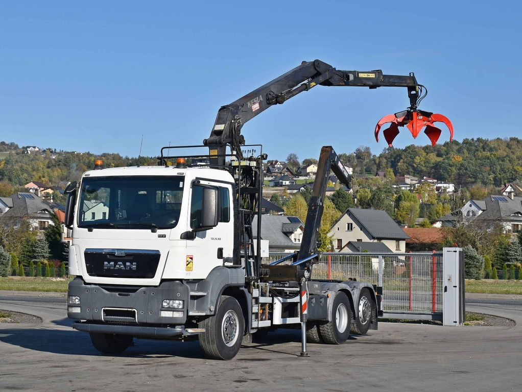 MAN TGS 26.360 Abrollkipper* KESLA 2114 Z * TOP MAN TGS 26.360 Abrollkipper* KESLA 2114 Z * TOP - Φορτηγό φόρτωσης γάντζου, Φορτηγό με γερανό: φωτογραφία 2 MAN TGS 26.360 Abrollkipper* KESLA 2114 Z * TOP MAN TGS 26.360 Abrollkipper* KESLA 2114 Z * TOP - Φορτηγό φόρτωσης γάντζου, Φορτηγό με γερανό: φωτογραφία 2