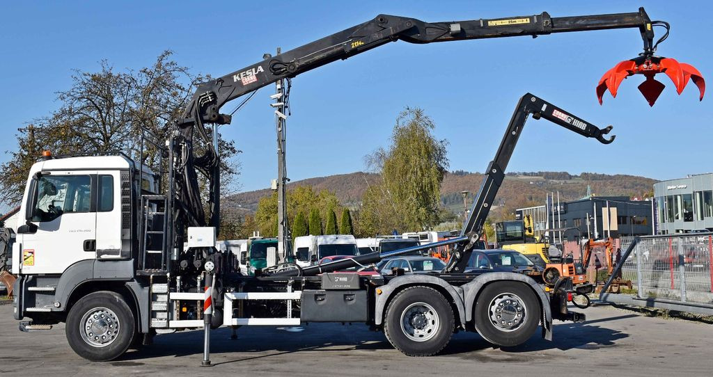 MAN TGS 26.360 Abrollkipper* KESLA 2114 Z * TOP MAN TGS 26.360 Abrollkipper* KESLA 2114 Z * TOP - Φορτηγό φόρτωσης γάντζου, Φορτηγό με γερανό: φωτογραφία 5 MAN TGS 26.360 Abrollkipper* KESLA 2114 Z * TOP MAN TGS 26.360 Abrollkipper* KESLA 2114 Z * TOP - Φορτηγό φόρτωσης γάντζου, Φορτηγό με γερανό: φωτογραφία 5