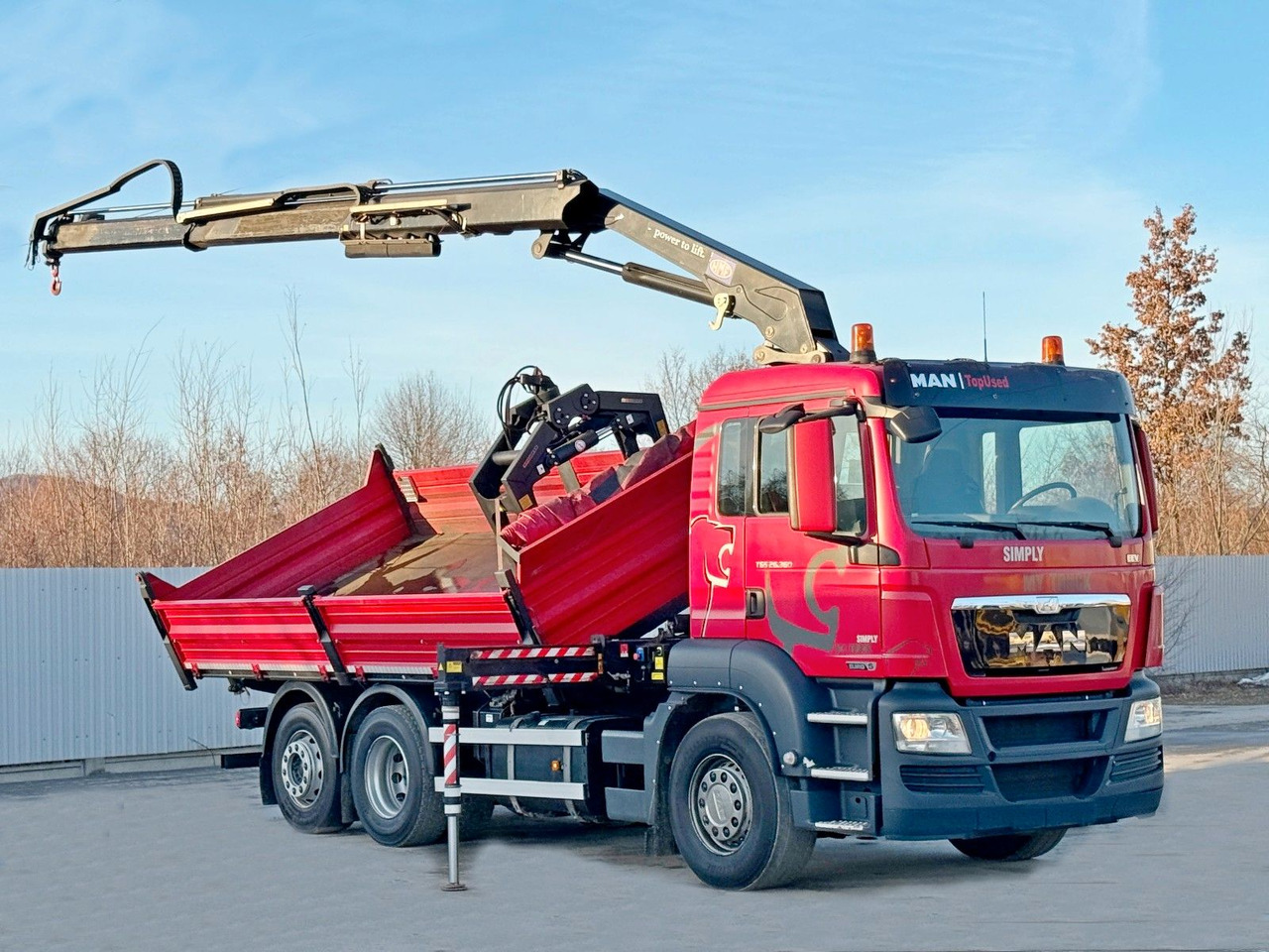 MAN TGS 26.360 Kipper 5,15m*HMF 1420 K2 + FUNK/6x2 - Φορτηγό με γερανό: φωτογραφία 5 MAN TGS 26.360 Kipper 5,15m*HMF 1420 K2 + FUNK/6x2 - Φορτηγό με γερανό: φωτογραφία 5