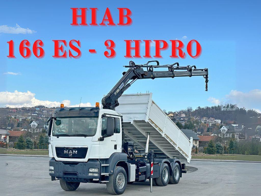 MAN TGS 26.400 * HIAB 166 ES - 3 HIPRO + FUNK * 6x4 MAN TGS 26.400 * HIAB 166 ES - 3 HIPRO + FUNK * 6x4 - Φορτηγό ανατρεπόμενο, Φορτηγό με γερανό: φωτογραφία 1 MAN TGS 26.400 * HIAB 166 ES - 3 HIPRO + FUNK * 6x4 MAN TGS 26.400 * HIAB 166 ES - 3 HIPRO + FUNK * 6x4 - Φορτηγό ανατρεπόμενο, Φορτηγό με γερανό: φωτογραφία 1