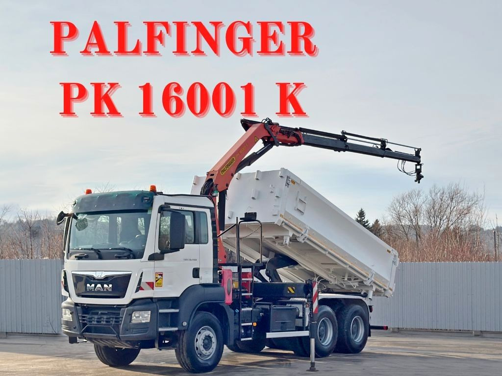 MAN TGS 26.400 * PALFINGER PK 16001 K + FUNK * 6x4 - Φορτηγό με γερανό: φωτογραφία 1 MAN TGS 26.400 * PALFINGER PK 16001 K + FUNK * 6x4 - Φορτηγό με γερανό: φωτογραφία 1
