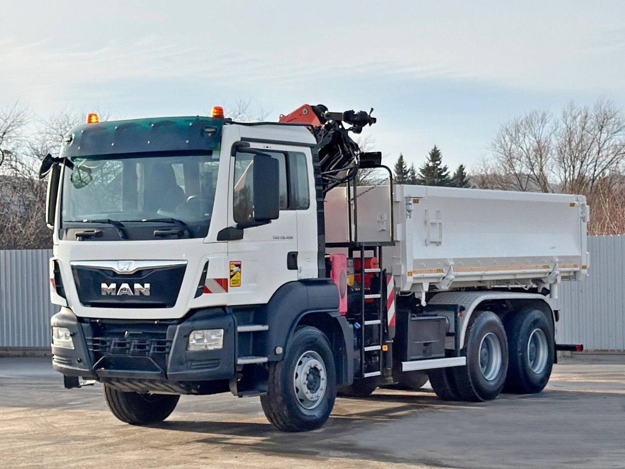 MAN TGS 26.400 * PALFINGER PK 16001 K + FUNK * 6x4 - Φορτηγό ανατρεπόμενο, Φορτηγό με γερανό: φωτογραφία 4 MAN TGS 26.400 * PALFINGER PK 16001 K + FUNK * 6x4 - Φορτηγό ανατρεπόμενο, Φορτηγό με γερανό: φωτογραφία 4