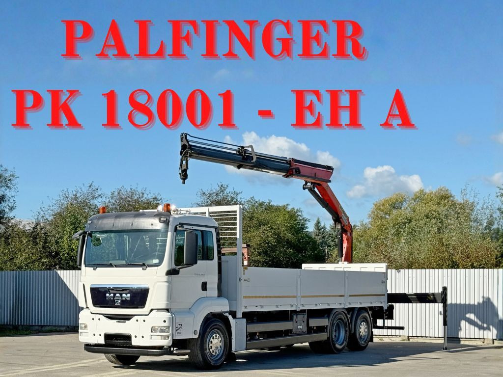 MAN TGS 26.440* PK 18001 - EH A + FUNK* TOPZUSTAND MAN TGS 26.440* PK 18001 - EH A + FUNK* TOPZUSTAND - Φορτηγό με γερανό, Φορτηγό με ανοιχτή καρότσα: φωτογραφία 1 MAN TGS 26.440* PK 18001 - EH A + FUNK* TOPZUSTAND MAN TGS 26.440* PK 18001 - EH A + FUNK* TOPZUSTAND - Φορτηγό με γερανό, Φορτηγό με ανοιχτή καρότσα: φωτογραφία 1