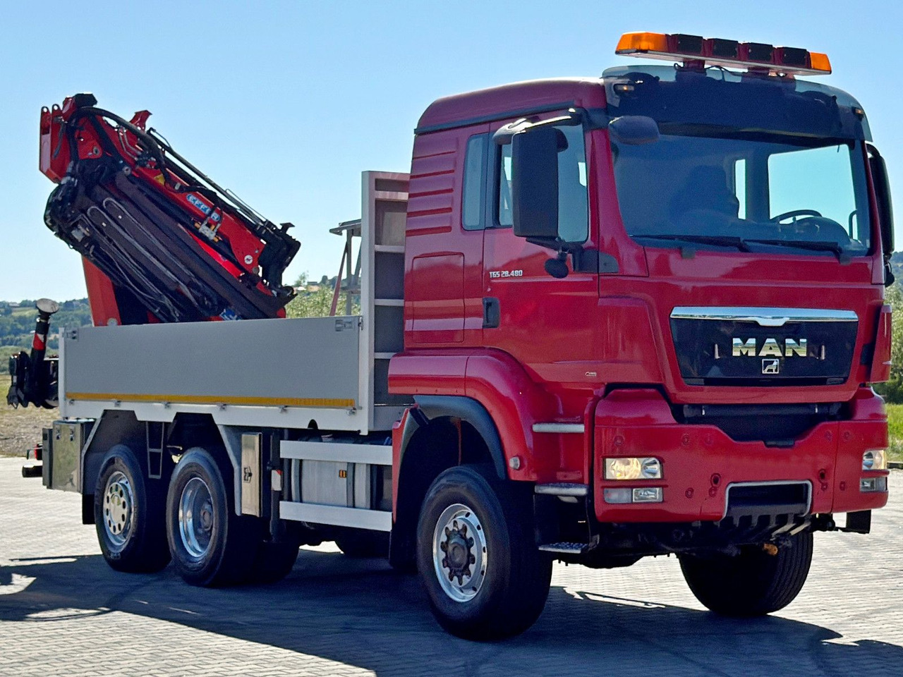 MAN TGS 28.480 * EFFER 255/5S + JIB 3S + FUNK * TOP - Φορτηγό με γερανό: φωτογραφία 4 MAN TGS 28.480 * EFFER 255/5S + JIB 3S + FUNK * TOP - Φορτηγό με γερανό: φωτογραφία 4