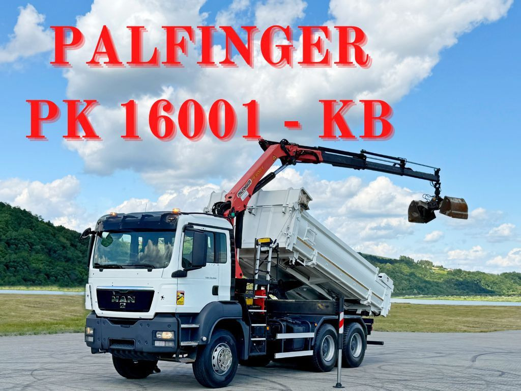 MAN TGS 33.360 * PK 16001 - KB + FUNK * 6x4 - Φορτηγό με γερανό: φωτογραφία 1 MAN TGS 33.360 * PK 16001 - KB + FUNK * 6x4 - Φορτηγό με γερανό: φωτογραφία 1