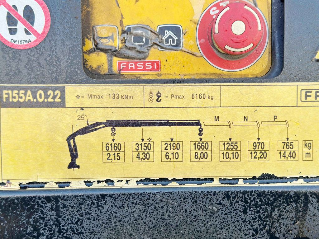 Φορτηγό ανατρεπόμενο, Φορτηγό με γερανό MAN TGS 33.440 * FASSI F155A.0.22/ FUNK *6x4: φωτογραφία 7