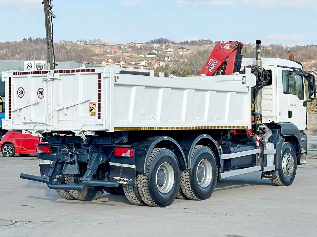 Φορτηγό ανατρεπόμενο, Φορτηγό με γερανό MAN TGS 33.440 * FASSI F155A.0.22/ FUNK *6x4: φωτογραφία 6