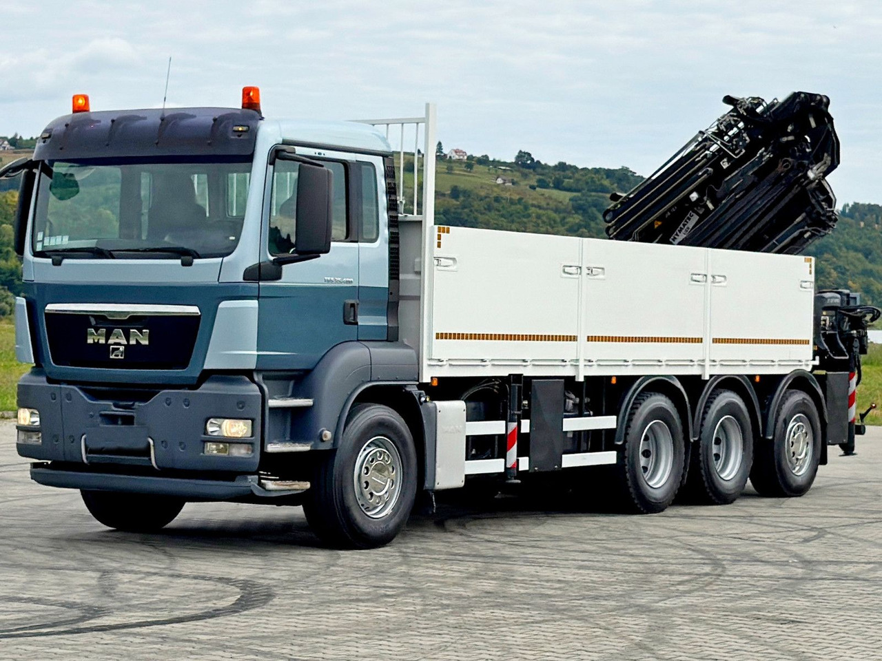 MAN TGS 35.480*HIAB 377 E-5 HIPRO+JIB 70X-3FUNK /8x4 - Φορτηγό με γερανό: φωτογραφία 3 MAN TGS 35.480*HIAB 377 E-5 HIPRO+JIB 70X-3FUNK /8x4 - Φορτηγό με γερανό: φωτογραφία 3