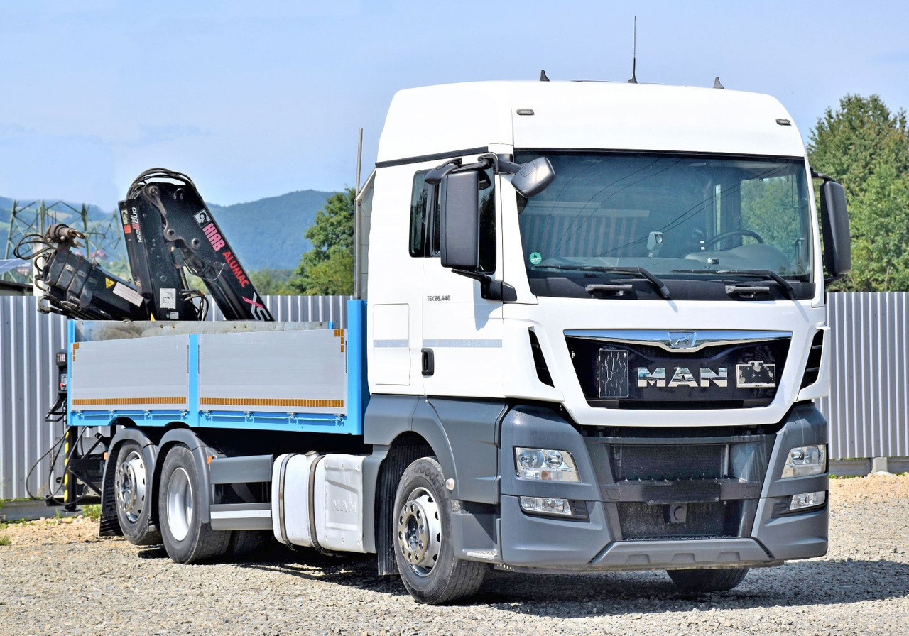 MAN TGX 26.440 Pritsche 6,20 m+HIAB 122 HIDUO/FUNK - Φορτηγό με γερανό: φωτογραφία 4 MAN TGX 26.440 Pritsche 6,20 m+HIAB 122 HIDUO/FUNK - Φορτηγό με γερανό: φωτογραφία 4