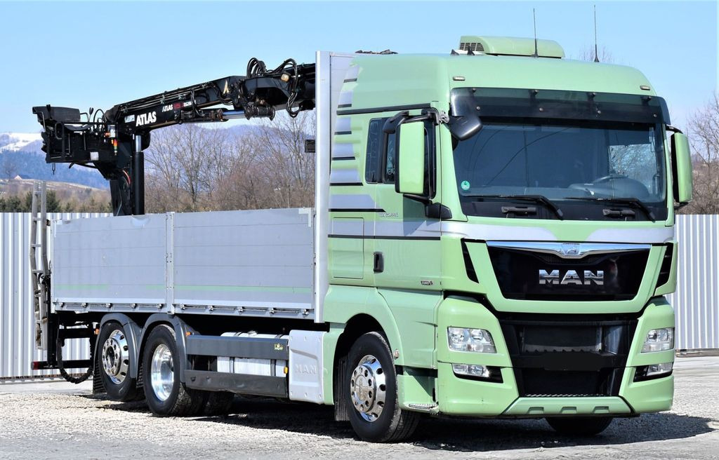 MAN TGX 26.440 Pritsche 6,60 m* ATLAS 125.2V-A12VB - Φορτηγό με γερανό: φωτογραφία 3 MAN TGX 26.440 Pritsche 6,60 m* ATLAS 125.2V-A12VB - Φορτηγό με γερανό: φωτογραφία 3